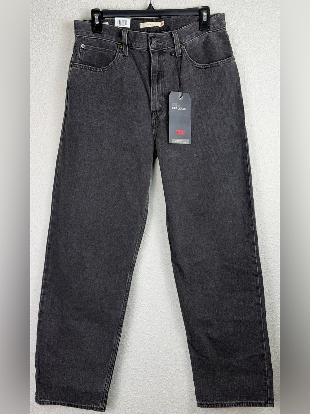 Women’s Levi’s Premium Dad Jeans 28x30 Washed Black Straight Leg NWT
